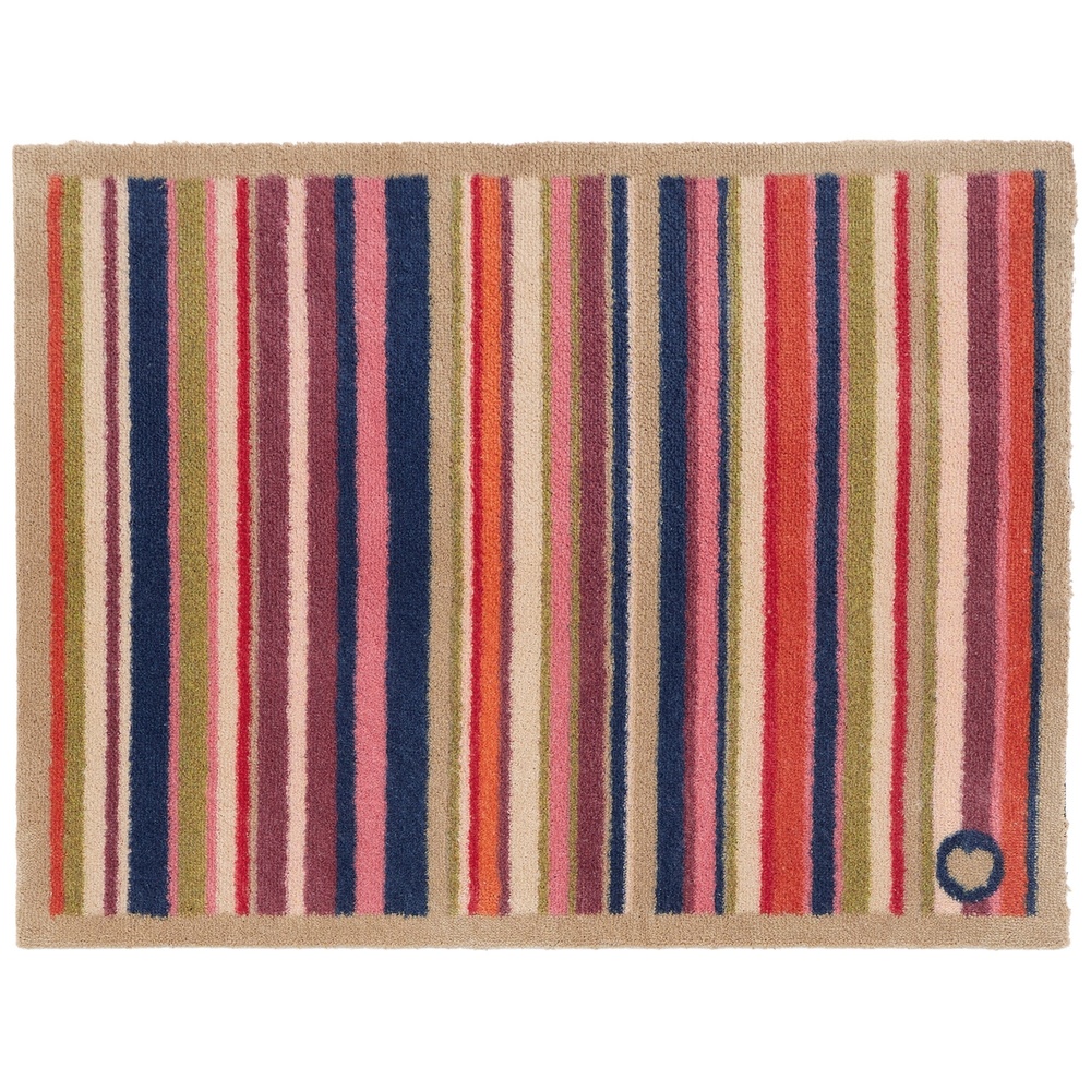 Hug Rug eco deurmat, 65x85 - Zonsondergang strepen