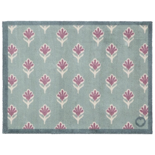 Hug Rug øko dørmåtte, 65x85 - Småblomstret grøn