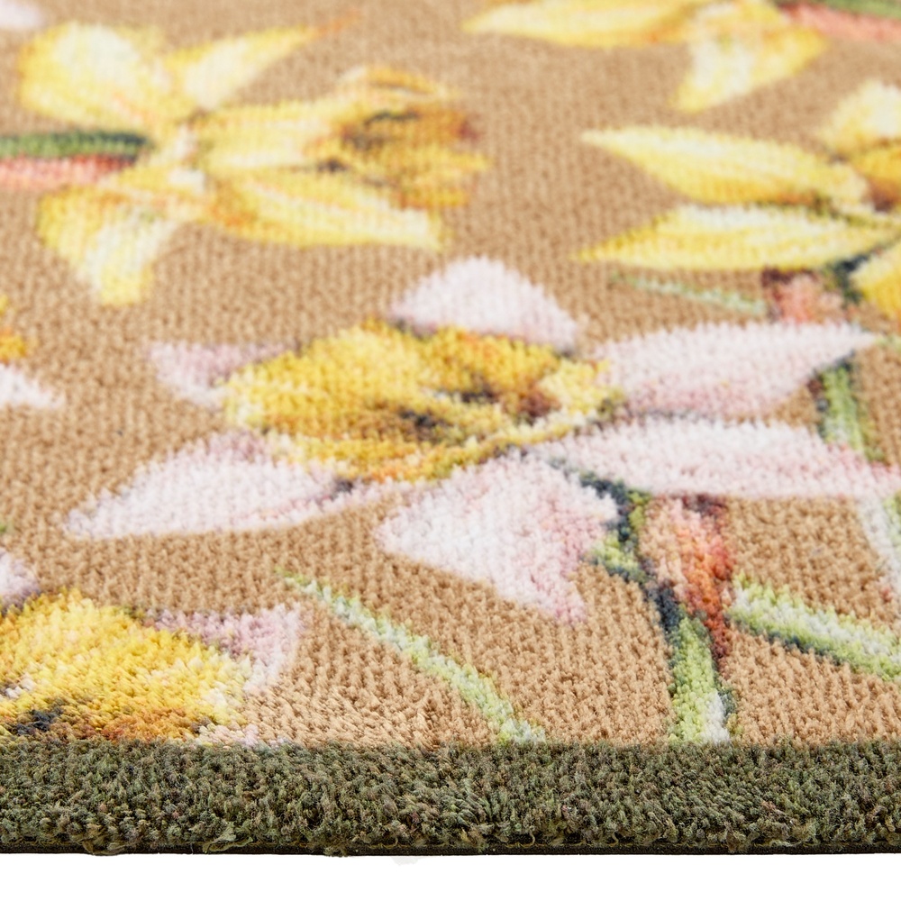 Hug Rug eco doormat, 65x85 - Daffodils - Image 4