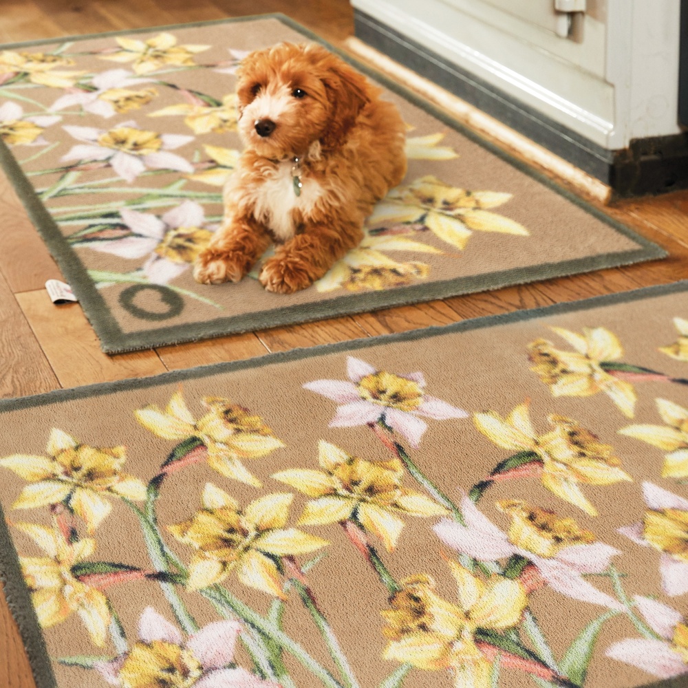 Hug Rug eco deurmat, 65x85 - Narcissen - Afbeelding 3