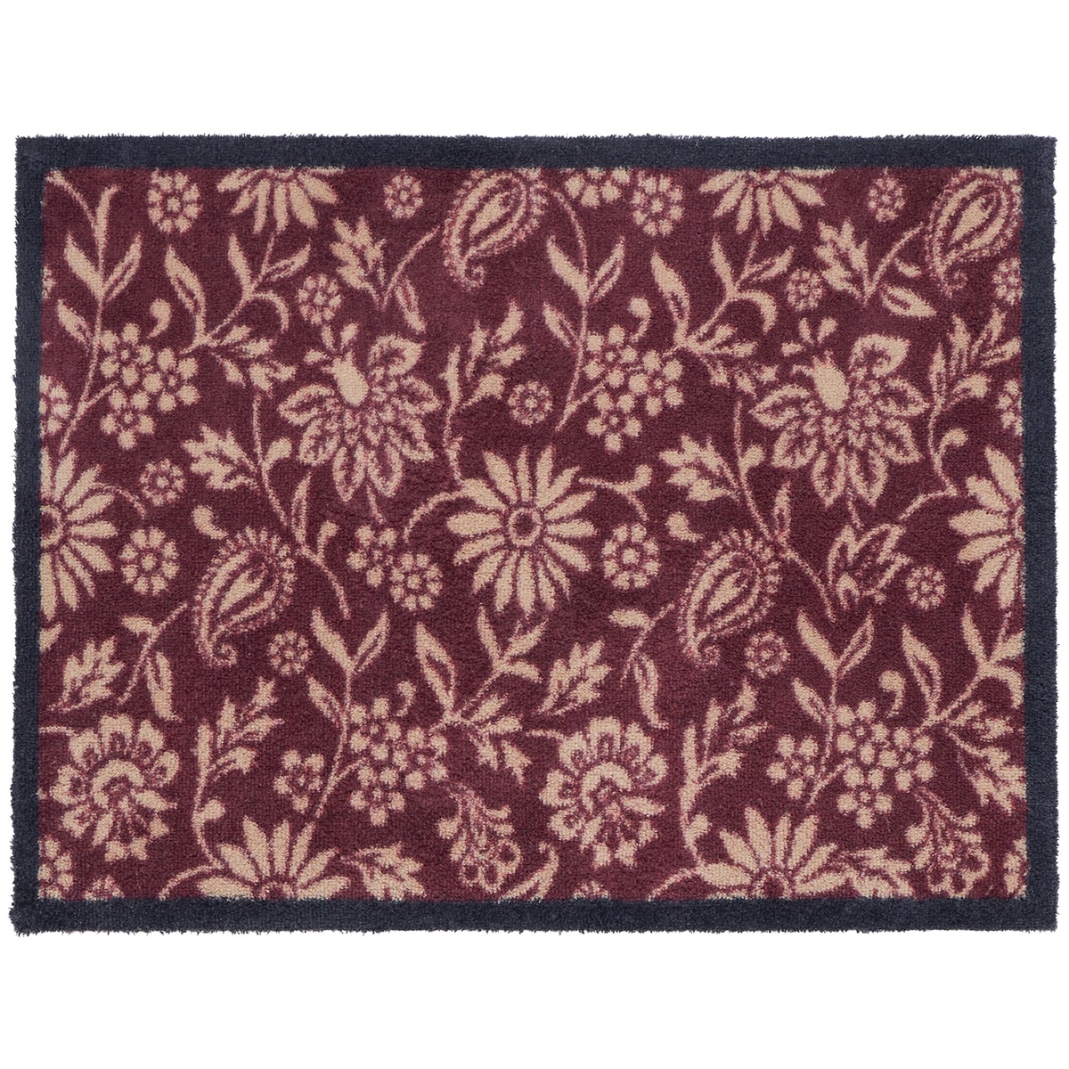 Hug Rug Öko-Fußmatte, 65x85 – Paisleyblumen