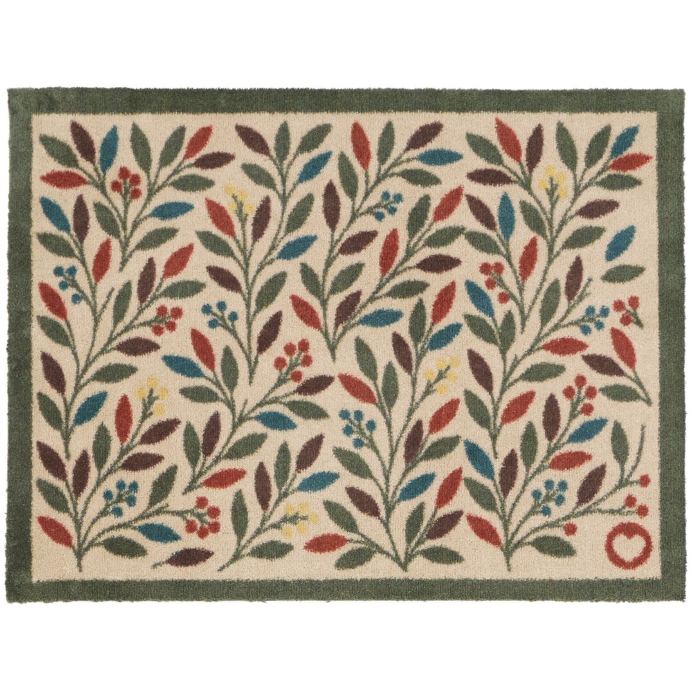 Hug Rug eco deurmat, 65x85 - Olijftakken