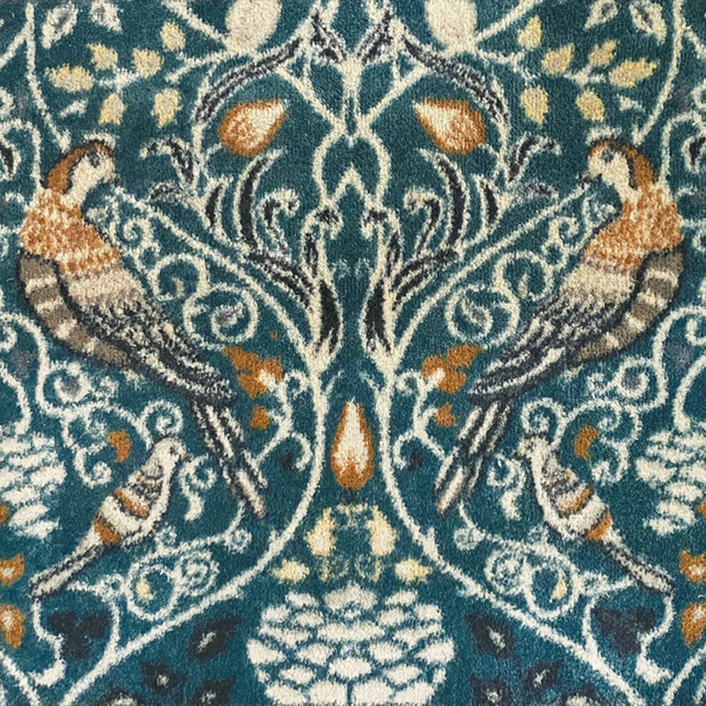 Hug Rug ekologisk dörrmatta, 65x85 - Reflekterade fåglar - Bild 3