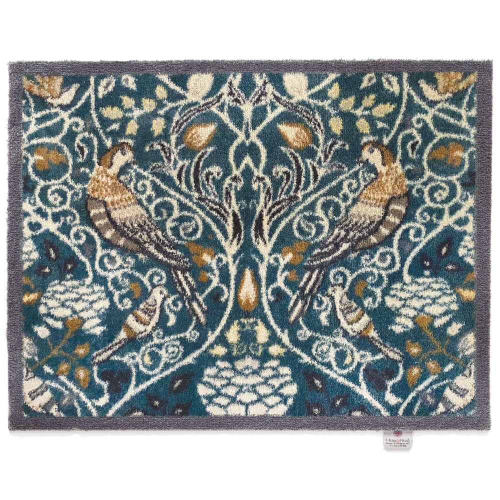 Hug Rug ekologisk dörrmatta, 65x85 - Reflekterade fåglar