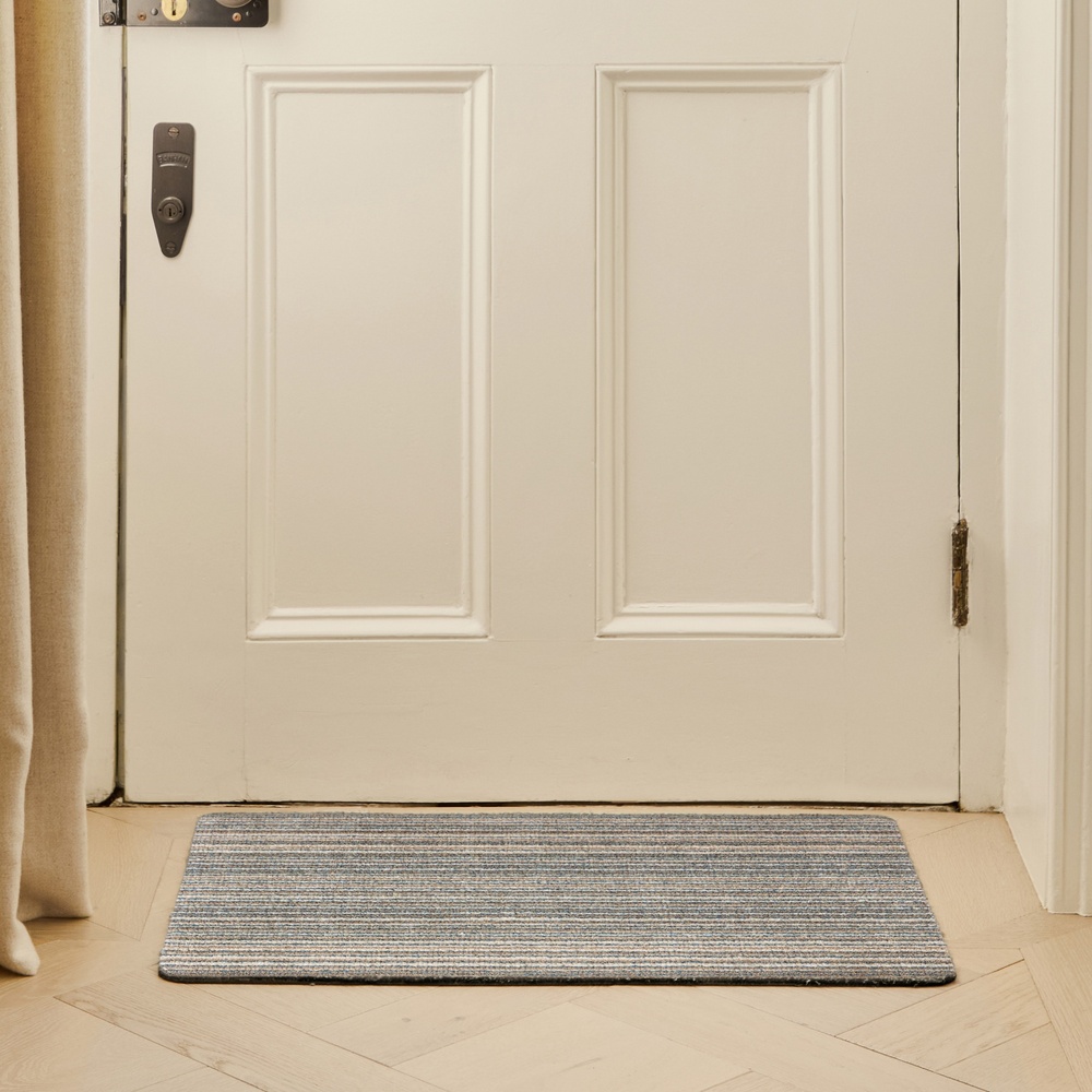 Hug Rug deurmat, 50x75 - zandkleurige strepen - Afbeelding 2