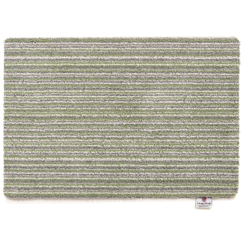 Hug Rug Fußmatte, 50x75 - Grüne Streifen