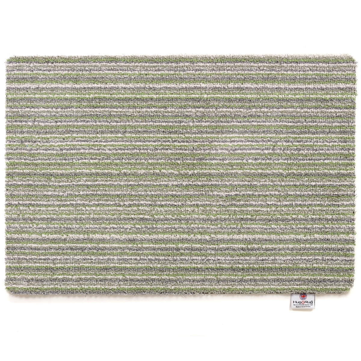 Hug Rug Fußmatte, 50x75 – Grüne Streifen