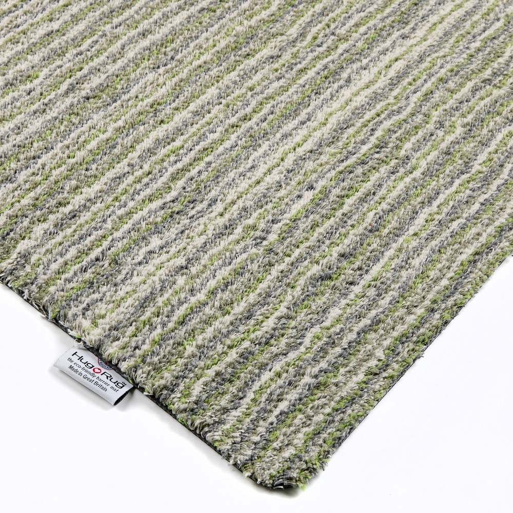 Hug Rug deurmat, 50x75 - Groene strepen - Afbeelding 3