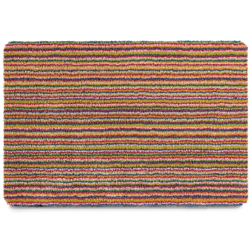 Hug Rug dørmåtte, 50x75 - Farvede striber