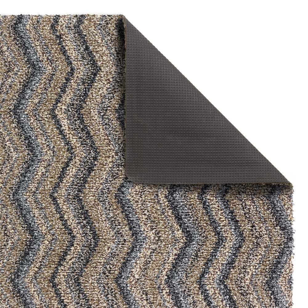 Hug Rug deurmat, 50x75 - Grijs zigzag - Afbeelding 3