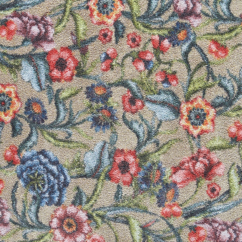 Hug Rug eco-deurmat, 65x85 - veelkleurige bloemen - Afbeelding 3
