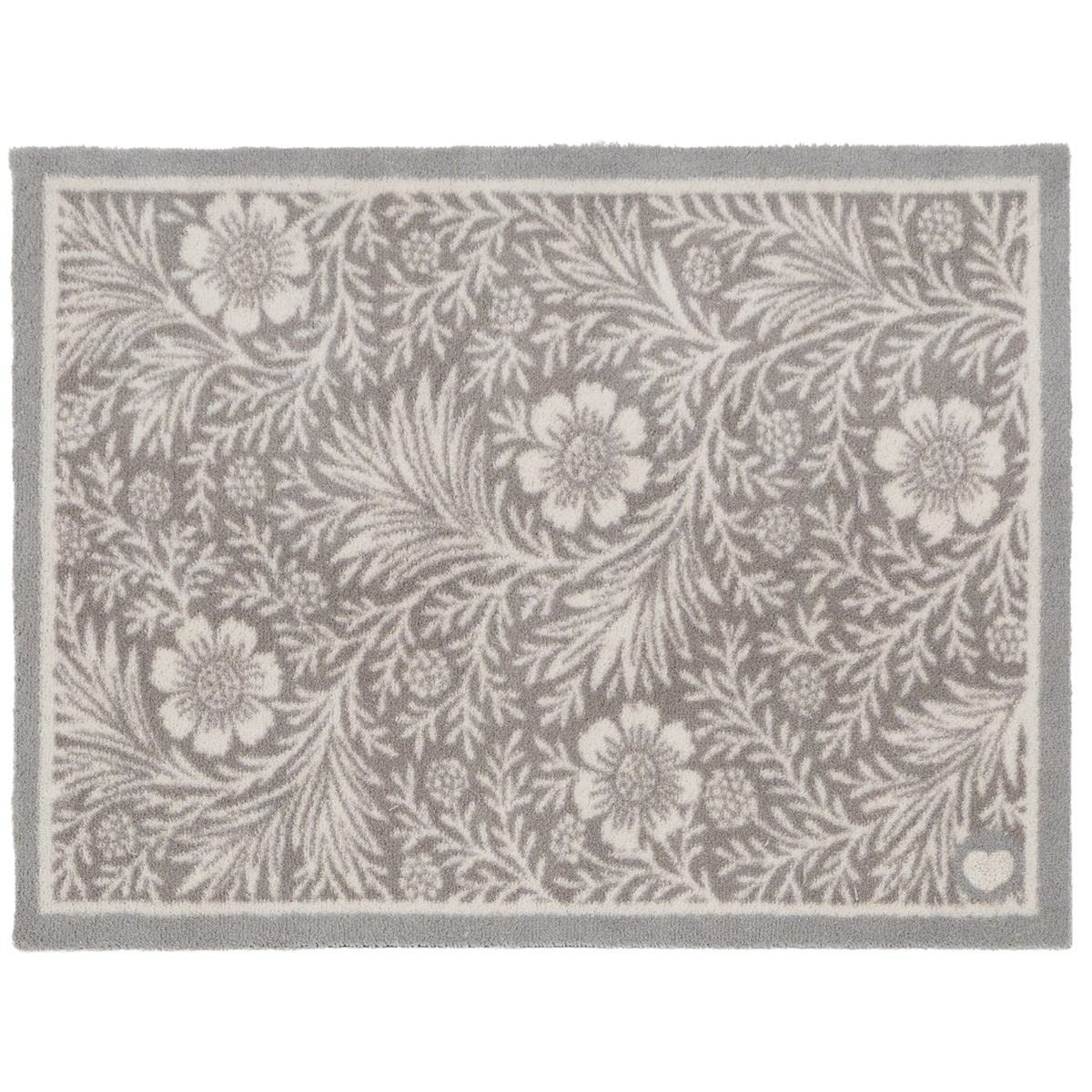 Hug Rug øko dørmåtte, 65x85 - Diskrete blomster