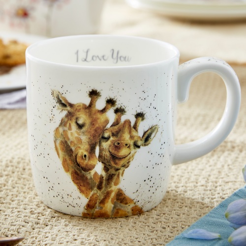 Mug Wrendale - Amour de girafe, 40 cl