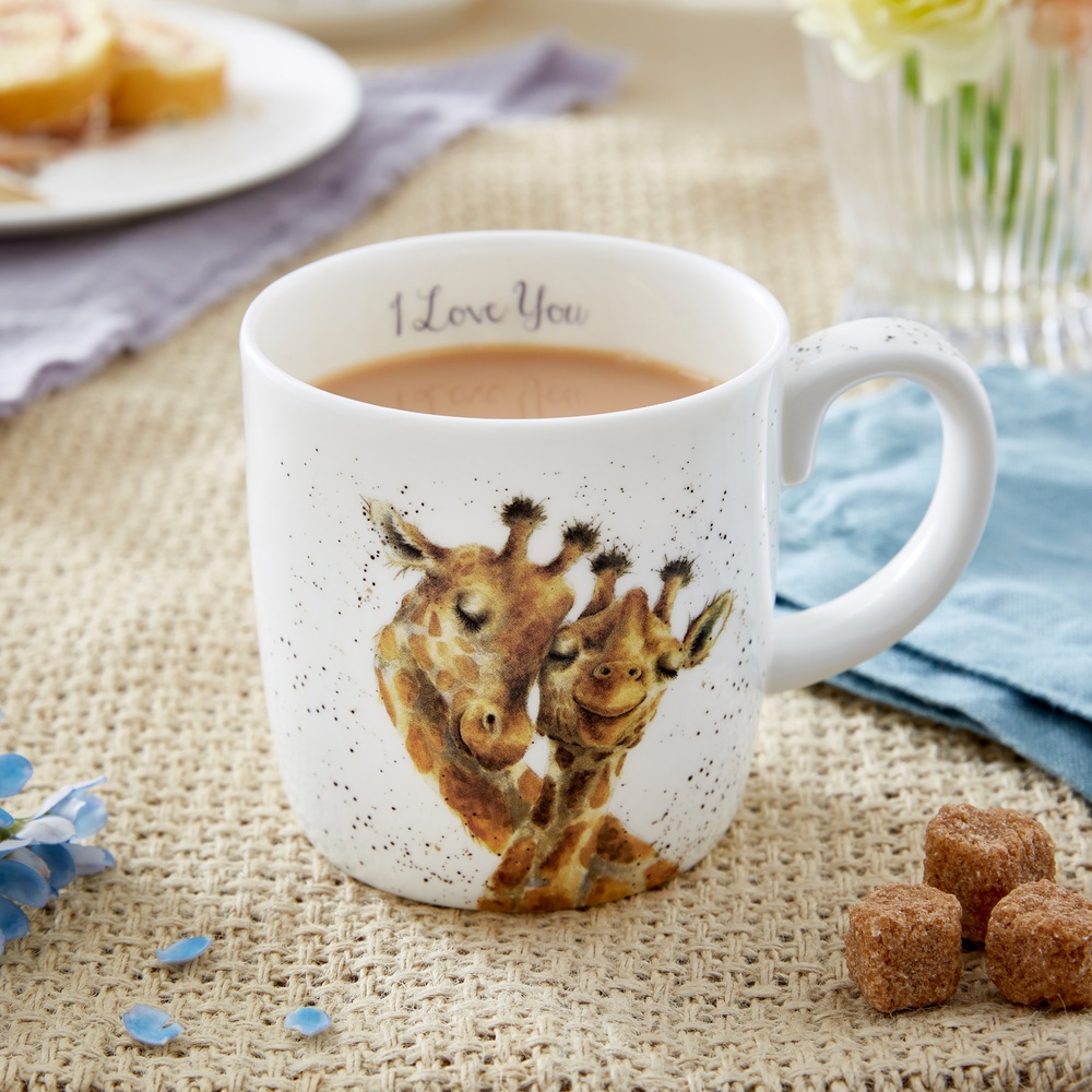 Wrendale mug - Giraffe Love, 40 cl - Image 3