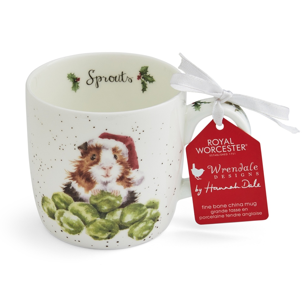 Wrendale Becher - Meerschweinchen mit Rosenkohl - Bild 7