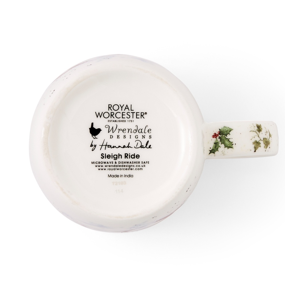 Wrendale mug - Sleigh ride with a fox - Image 5