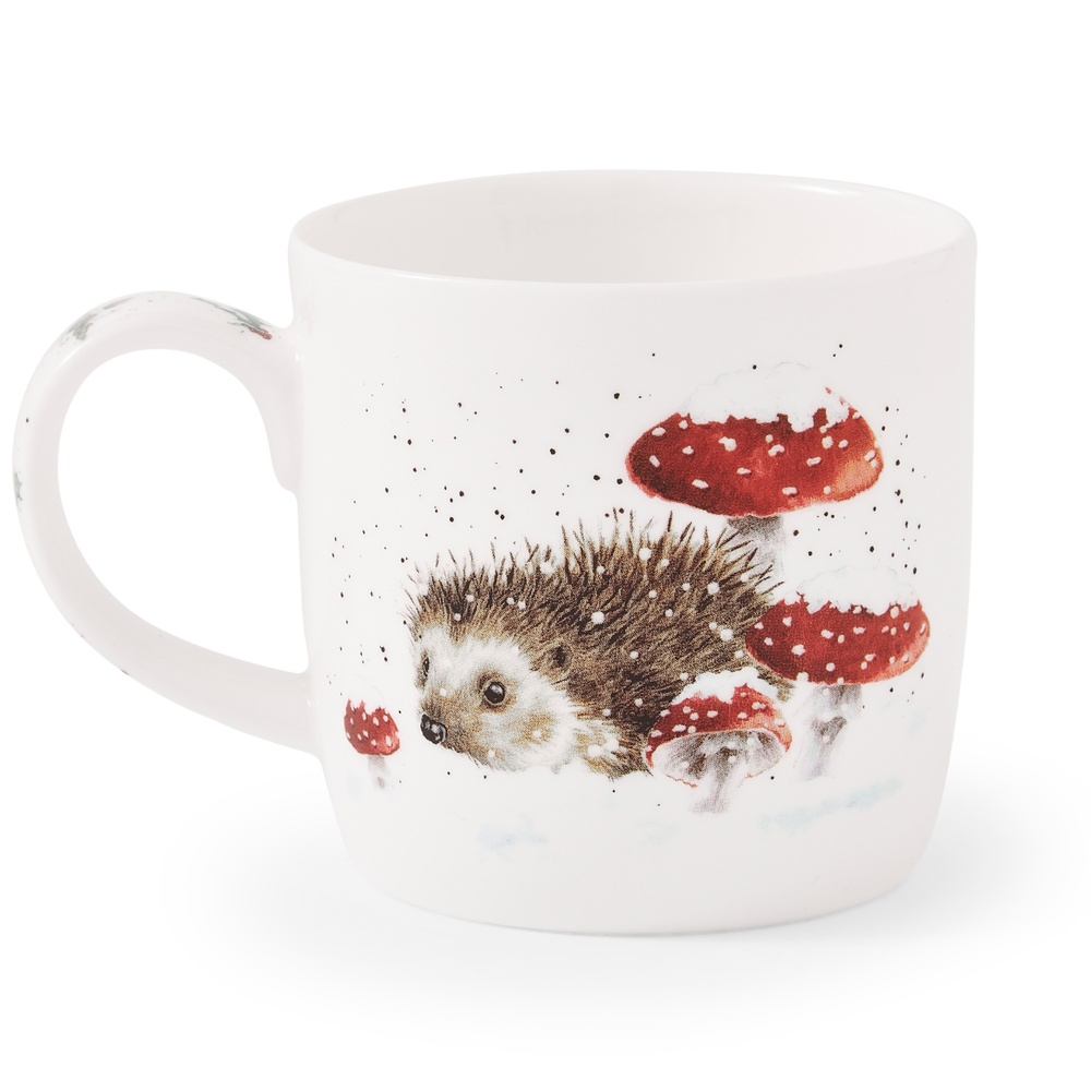 Wrendale mug - Hedgehog Home for Christmas - Image 2