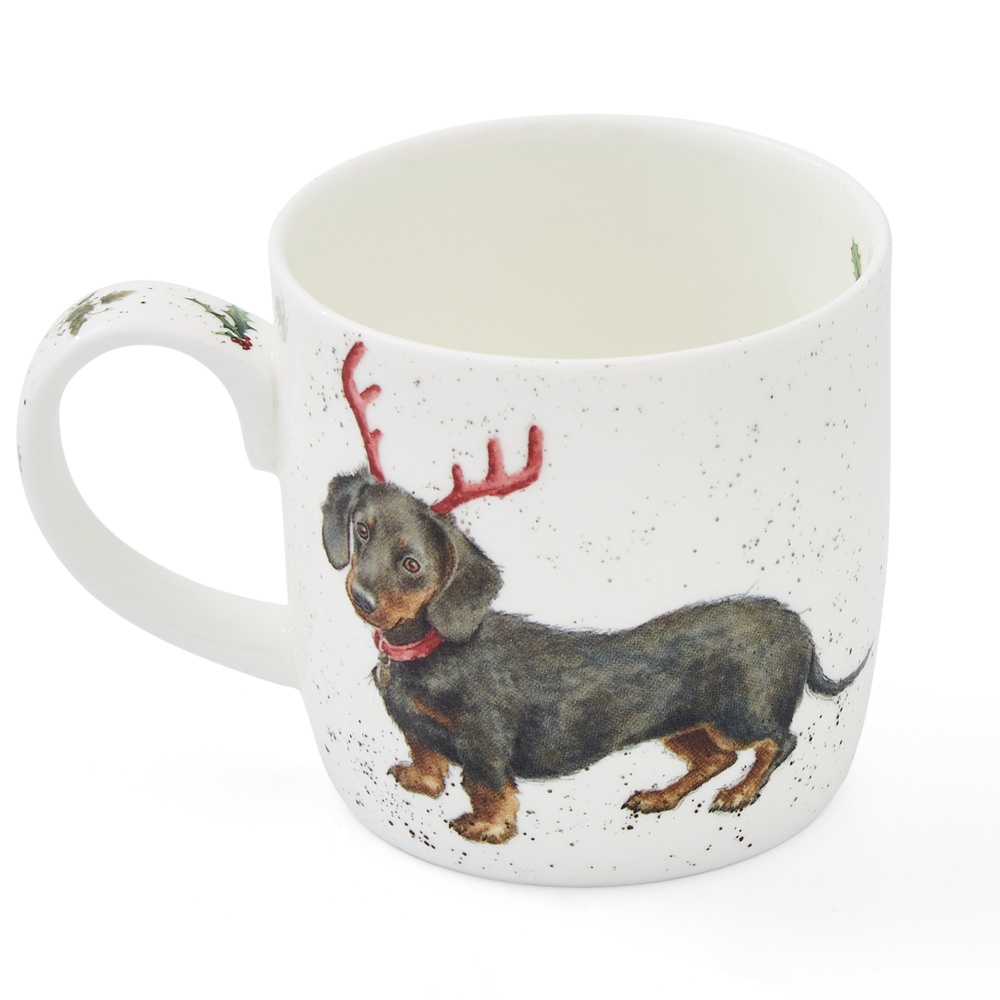 Wrendale krus - Gravhund gennem sneen - Billede 2