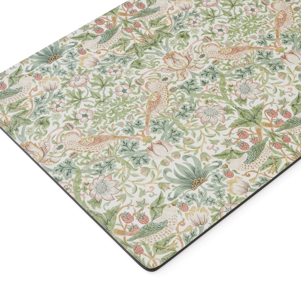 Sets de table William Morris, 4 pièces - Le Voleur de fraises, brun - Image 6
