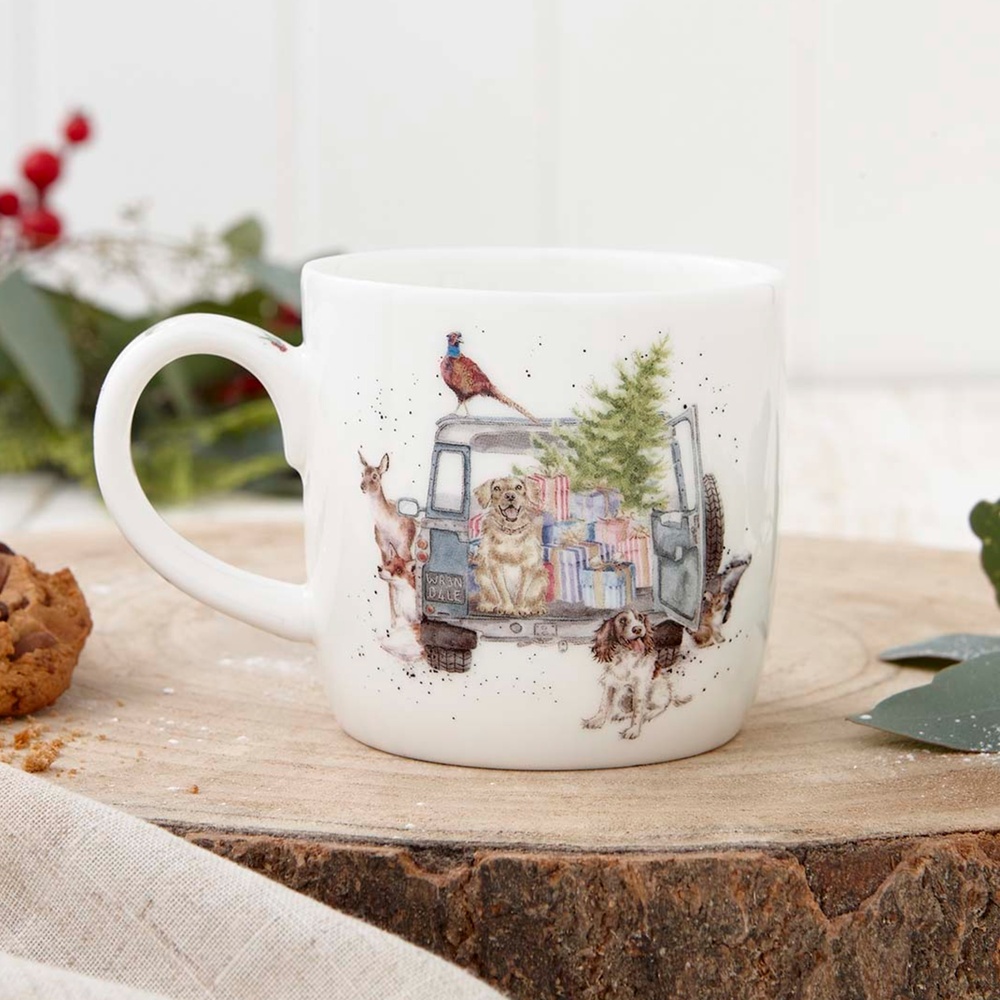Wrendale mugg - Hem till jul - Bild 2