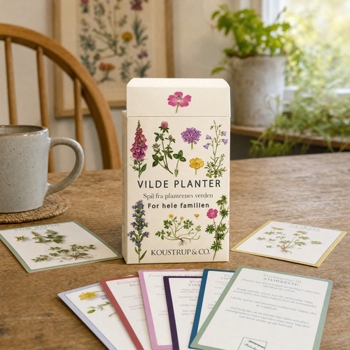 Koustrup & Co. jeu de cartes sur les plantes sauvages