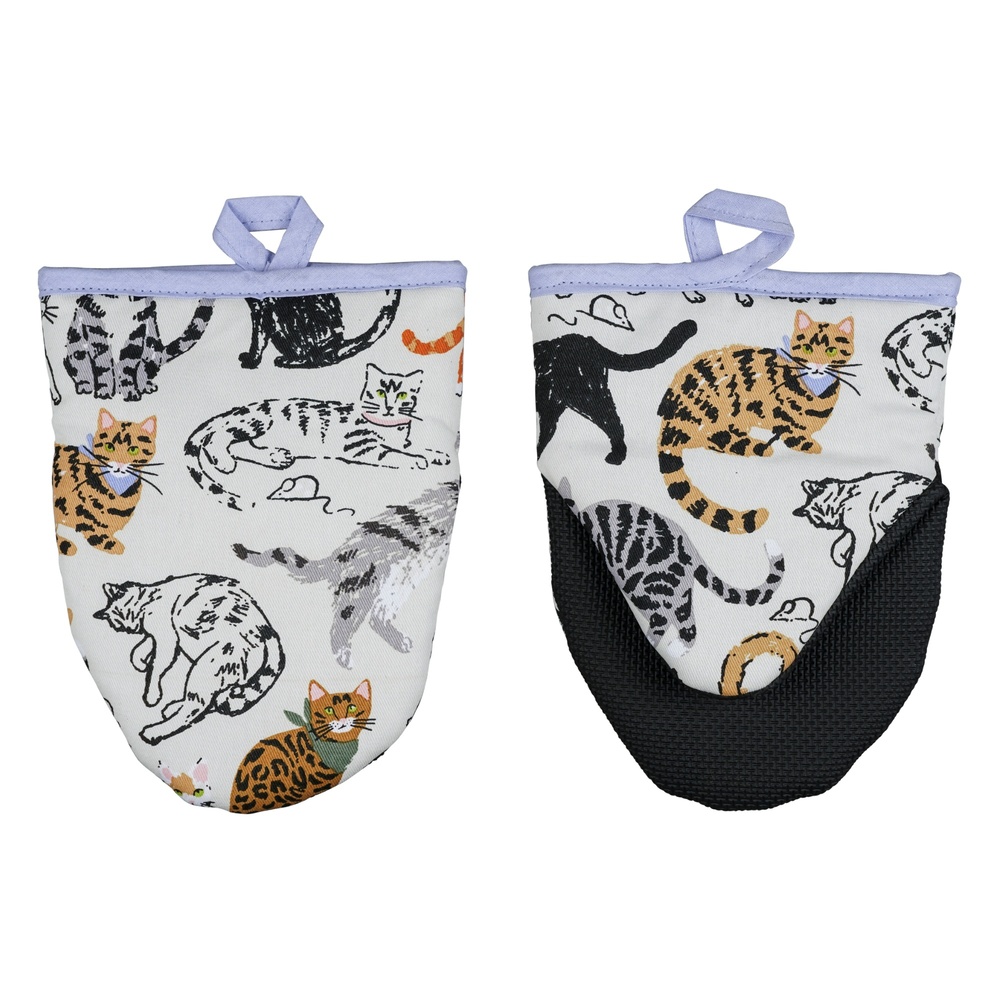 Ulster Weavers oven gloves, set of 2 - Cat Friends