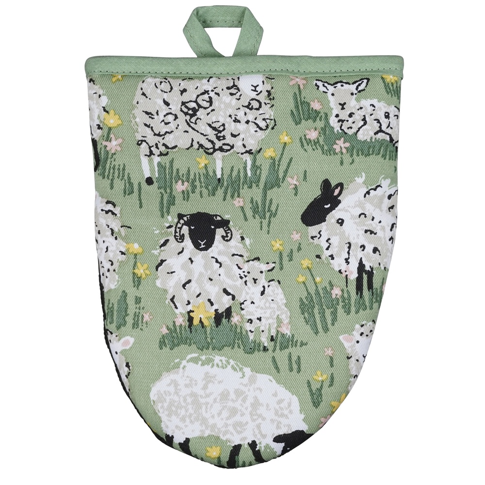 Ulster Weavers oven gloves, set of 2 - Woolly Sheep - Image 2