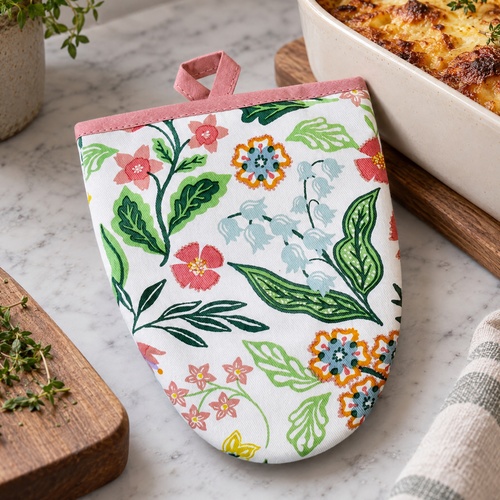 Ulster Weavers oven gloves, 2 pcs. - Flowers