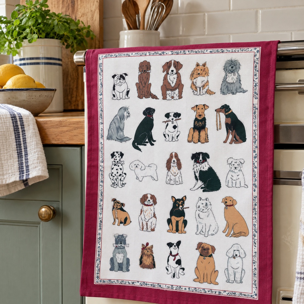 Torchon Ulster Weavers - Chiens - Image 3