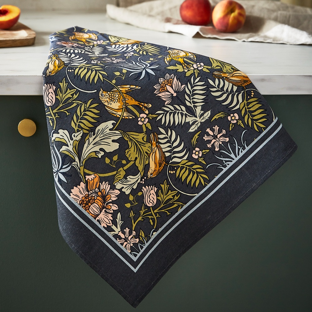 Ulster Weavers viskestykke - Finker og blomster - Billede 2