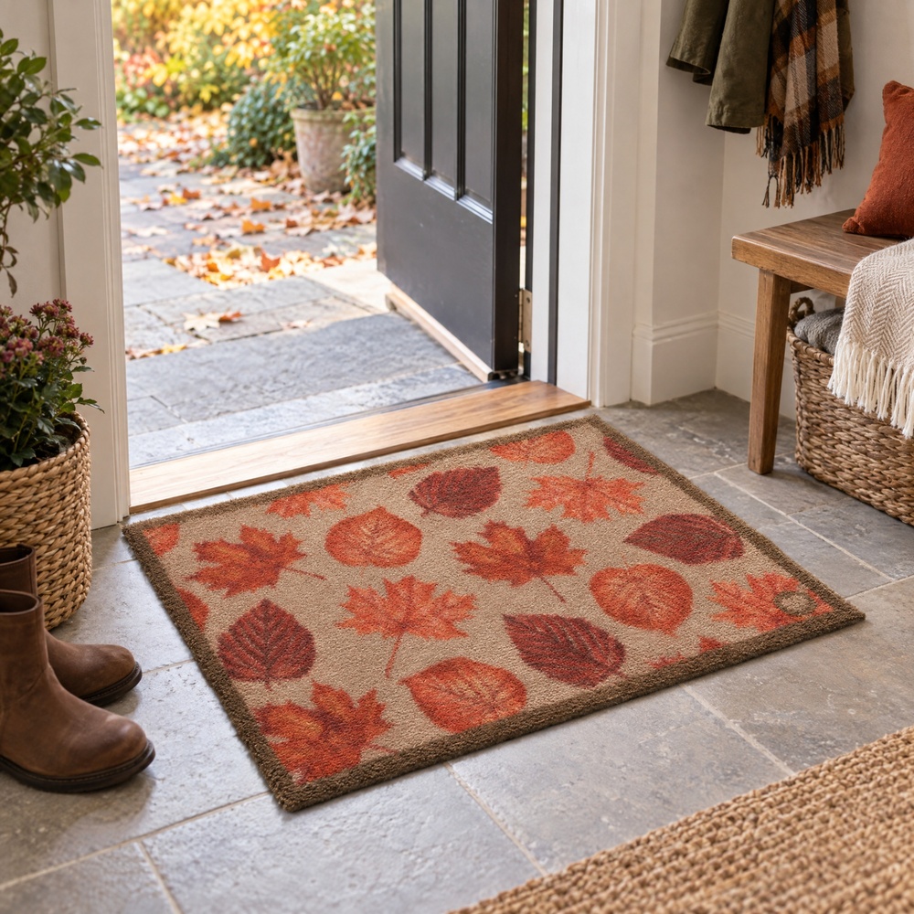 Hug Rug eco doormat, 65x85 - Autumn Leaves - Image 2