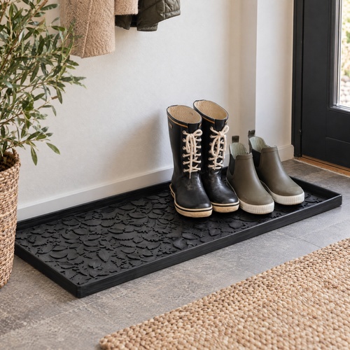 Tica shoe tray, leaves - 88x38