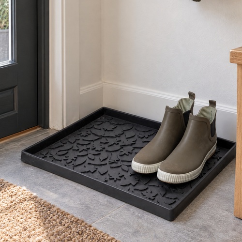 Tica shoe tray, leaves - 48x38