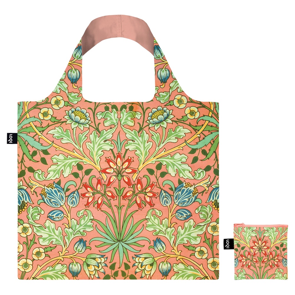 Loqi indkøbspose - William Morris, Hyacint