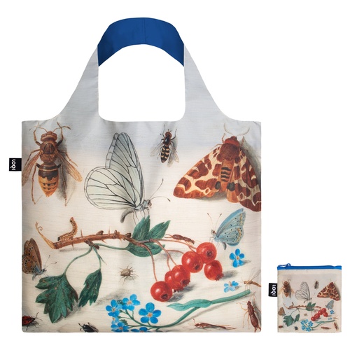 Loqi indkøbspose - Jan van Kessel, Insekter og blomster
