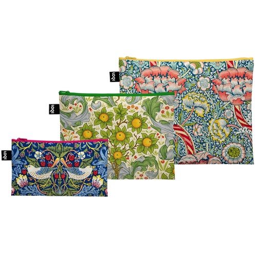 Loqi opbevaringsposer, 3 stk. - William Morris
