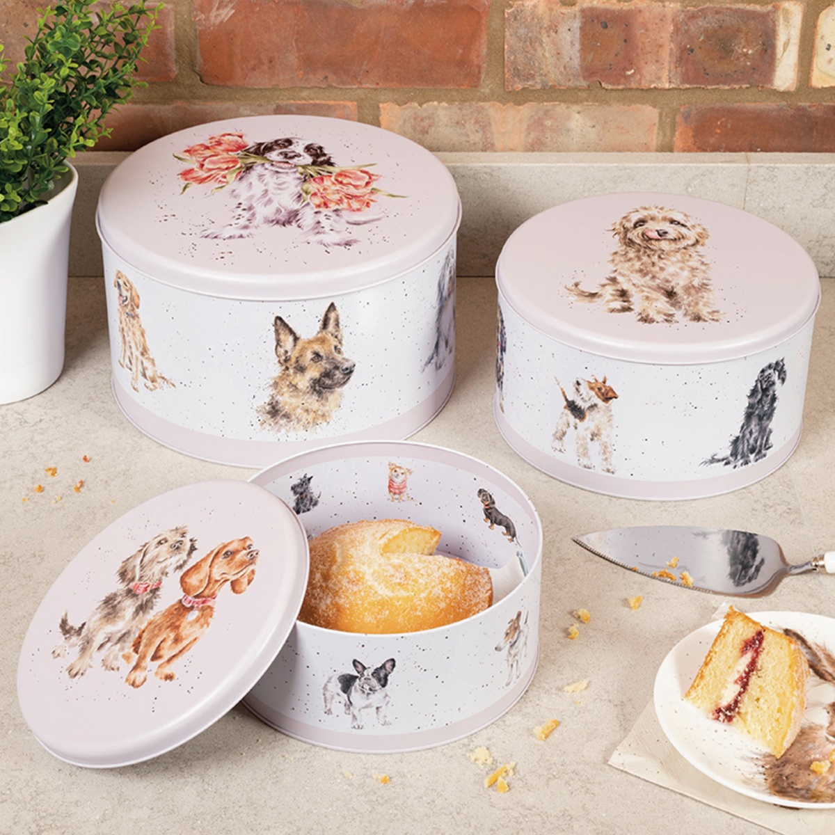 Wrendale blikken, 3 stuks - Honden