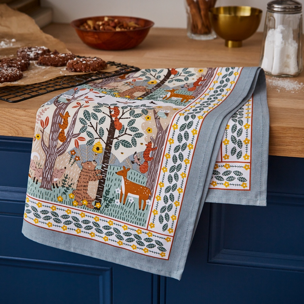 Ulster Weavers tea towel - The Wild Forest - Image 2