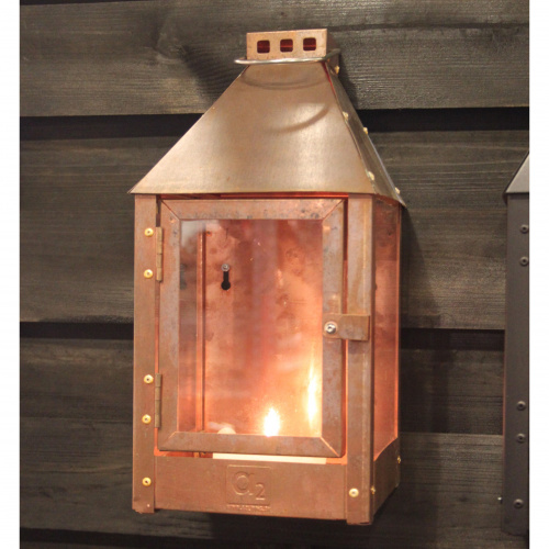 A2 Living vägglampa i äkta koppar - 36 cm