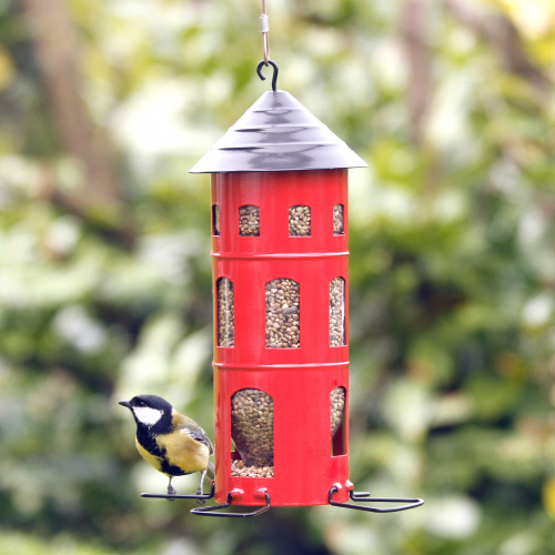 Wildlife Garden Futterautomat für Samen - rot