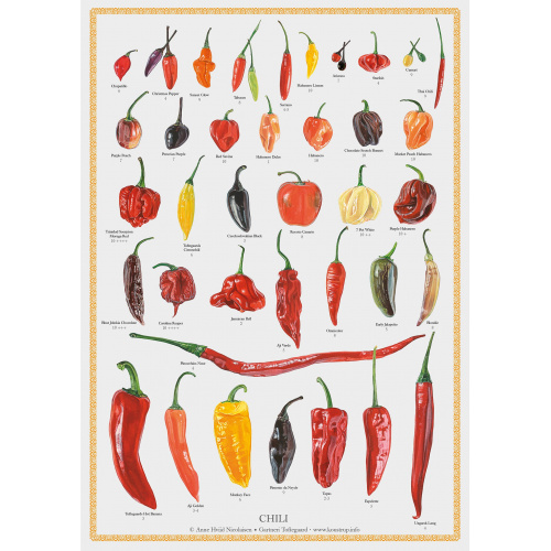 Koustrup & Co. Plakat mit Chili - A2