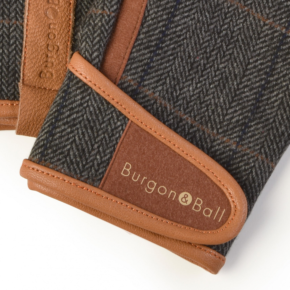 Burgon & Ball trädgårdshandskar, herr - Grå tweed - Bild 2