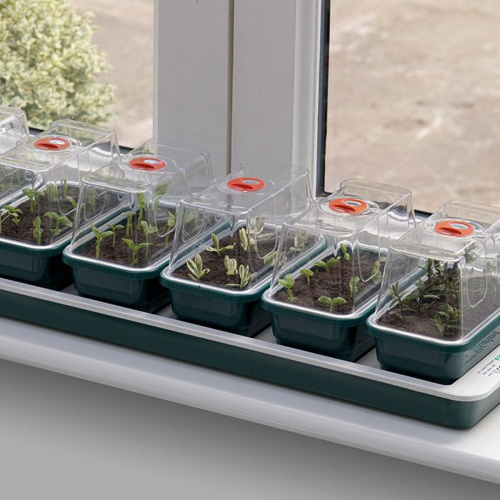 Garland miniväxthus med värme - 7 brickor