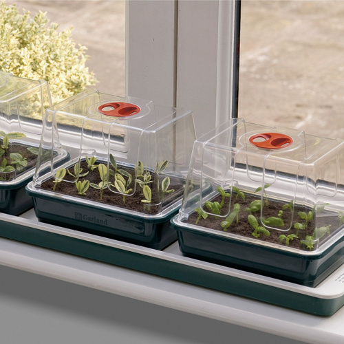 Garland miniväxthus med värme - 3 brickor