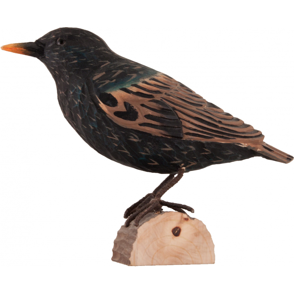 Wildlife Garden wooden bird - Starling