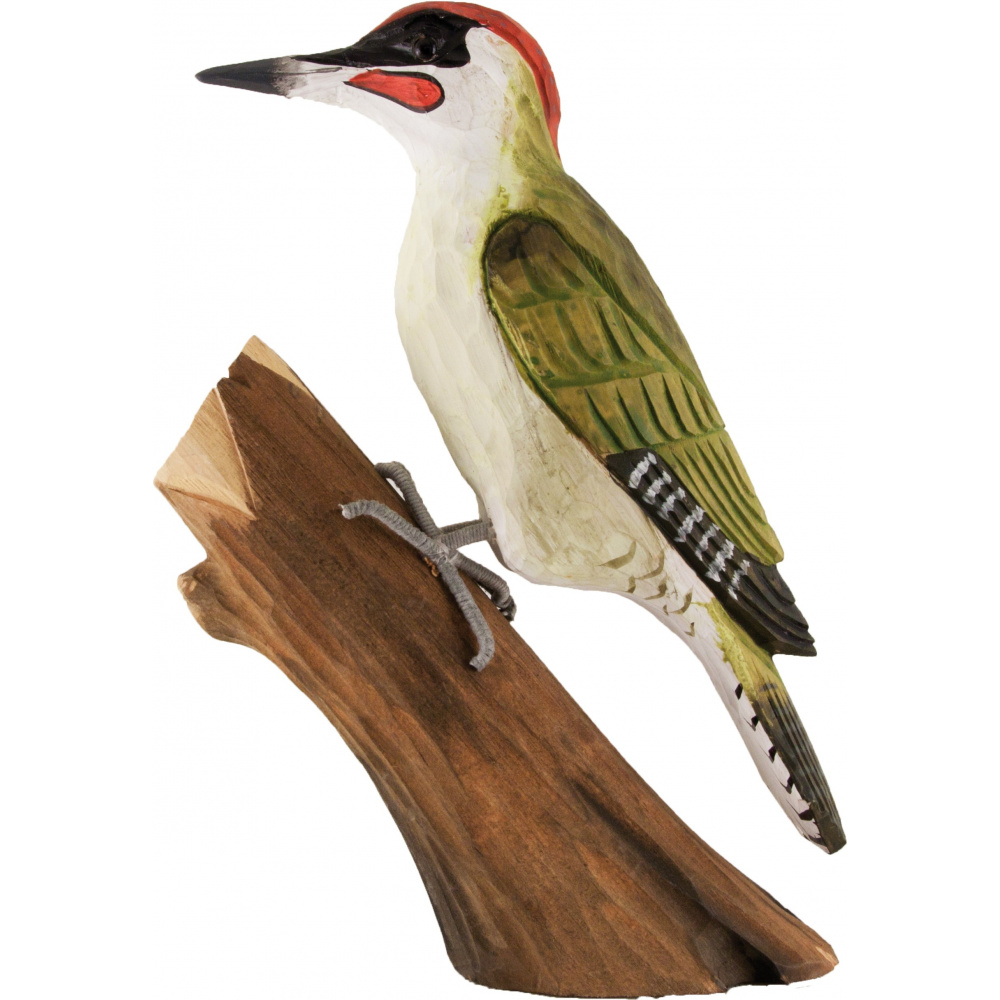 Oiseau en bois Wildlife Garden - pic vert - Image 2