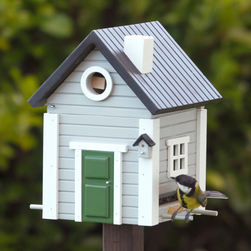 Wildlife Garden Vogelhaus/Futterspender - grau