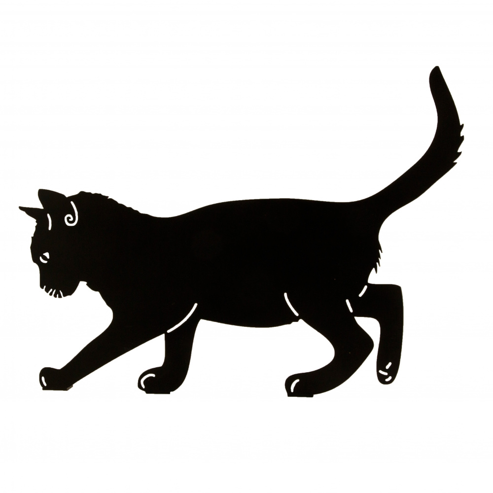 Wildlife Garden diersilhouet - kat - Afbeelding 3