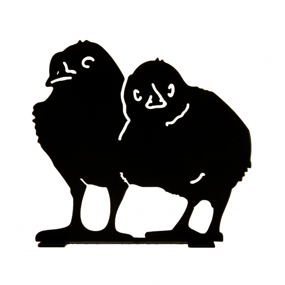 Wildlife Garden animal silhouette - chicks - Image 2