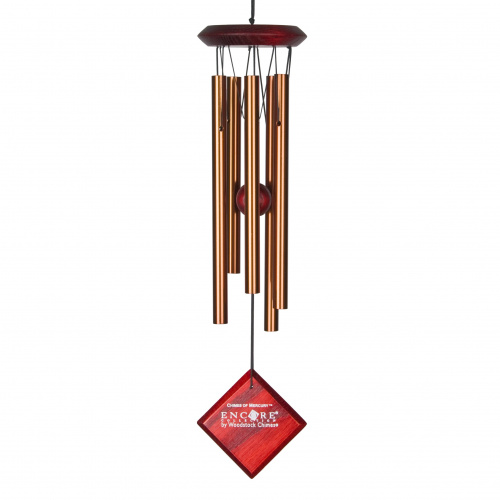 Woodstock Windspiel, 35 cm - Merkur, Bronze